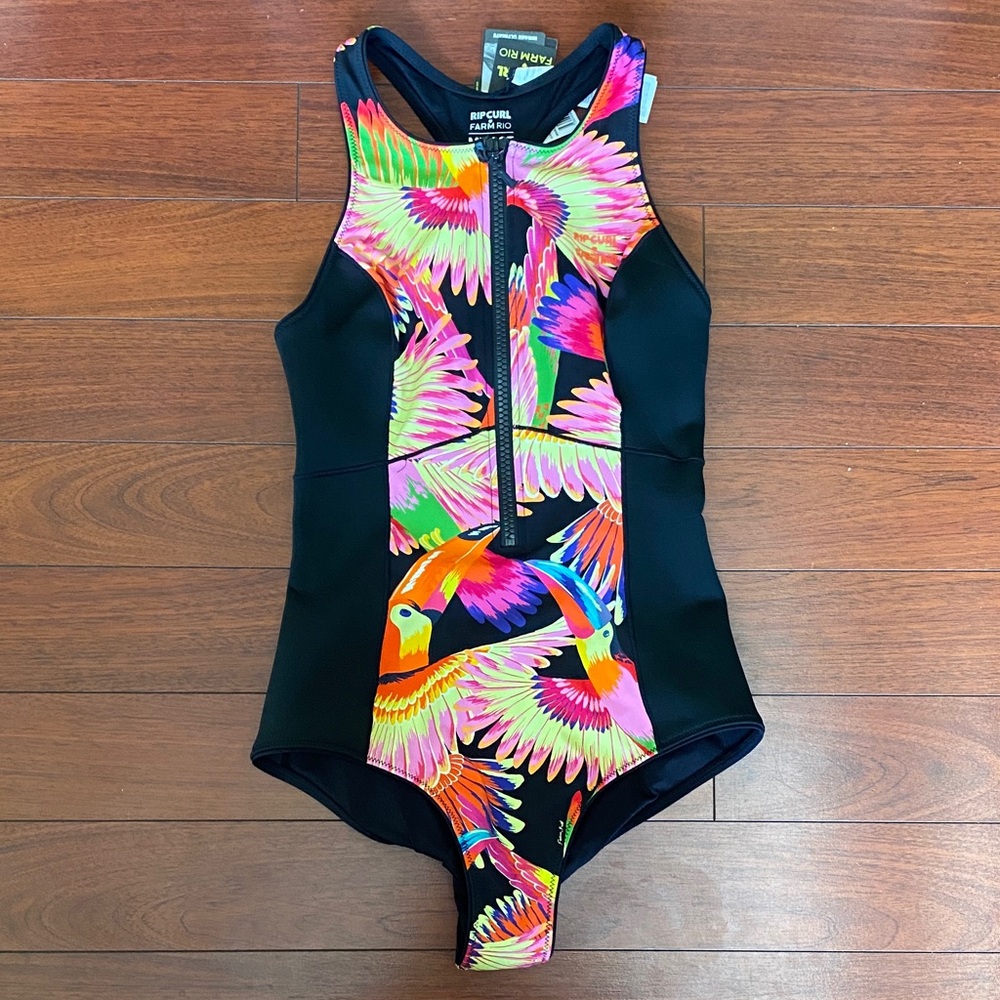 Rip Curl Mirage one piece collab w/ Farm Rio